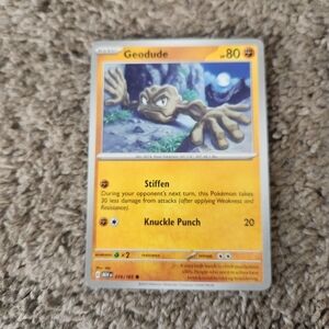 Geodude 074/165 Reverse Holo Common - Scarlet & Violet 151 Pokemon